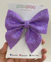 Glitter bow